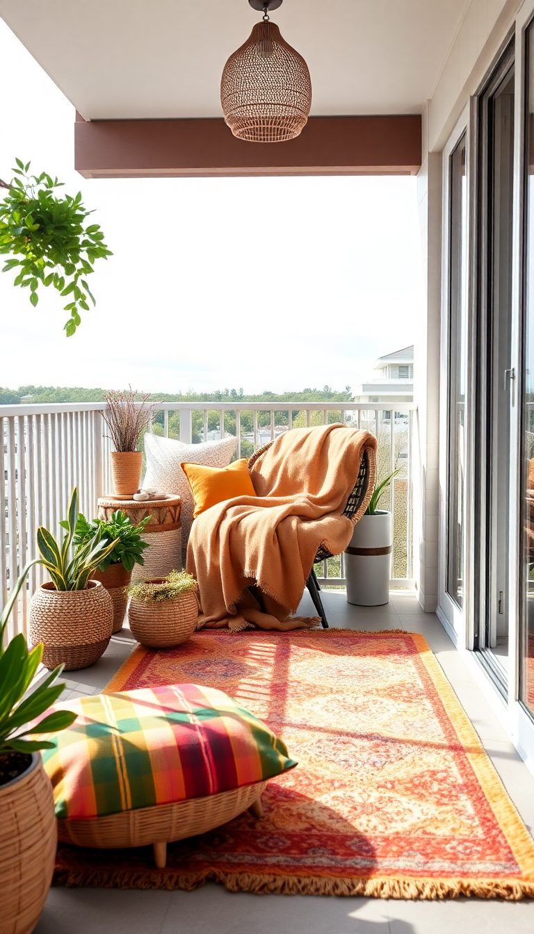 Cozy Balcony Setup