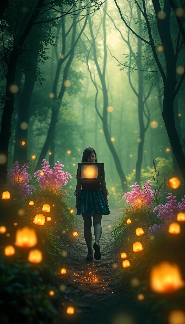 Lantern-Lit Pathway