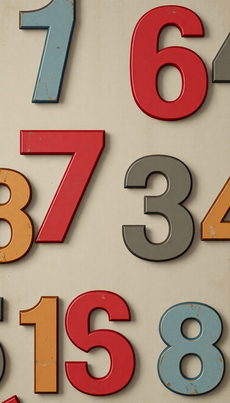 Vintage Numbers