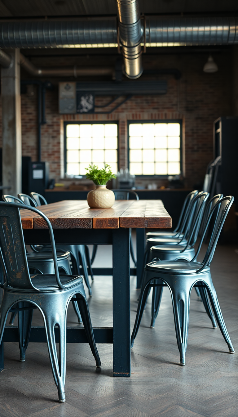 Industrial Dining Setup