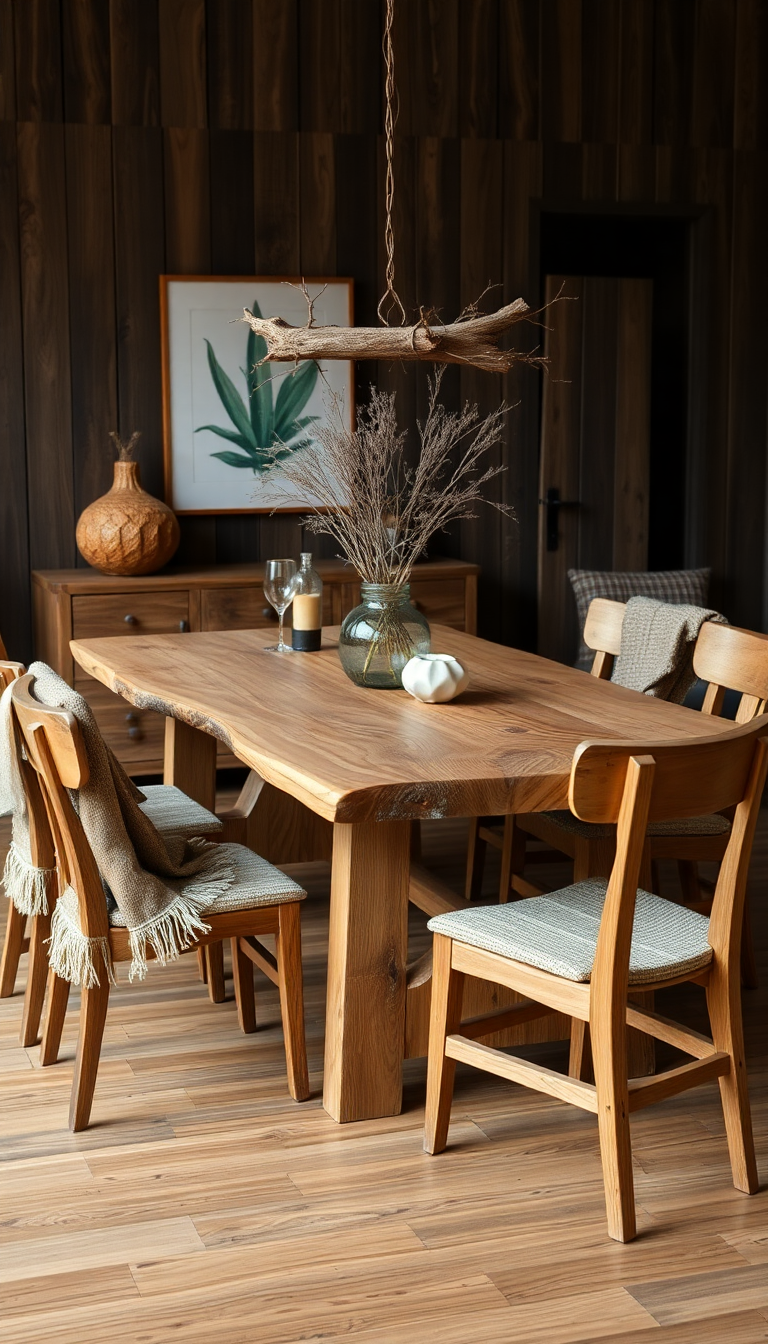 Rustic Dining Setup
